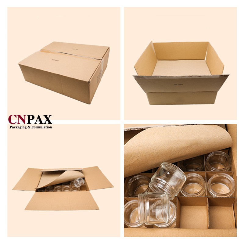 glass jar packaging beauty jar packaging