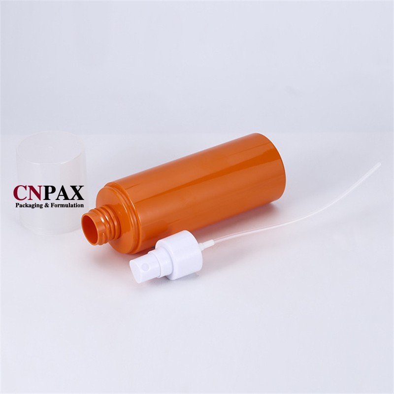 flush cap PET plastic bottles