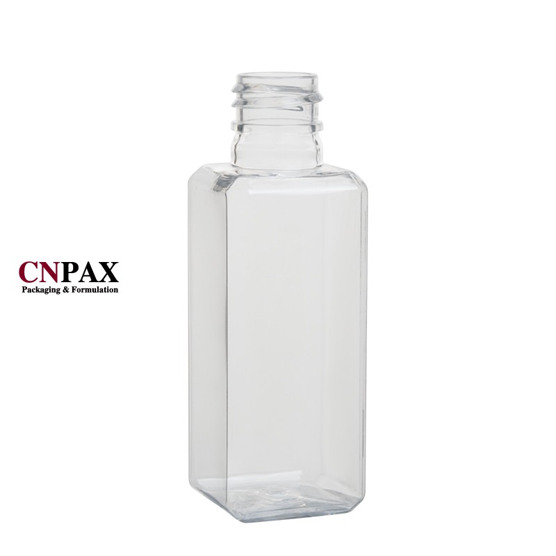 square PET plastic bottles