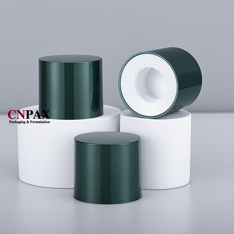 vacuum metallic green screw cap