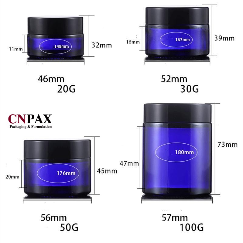 glass jar packaging container