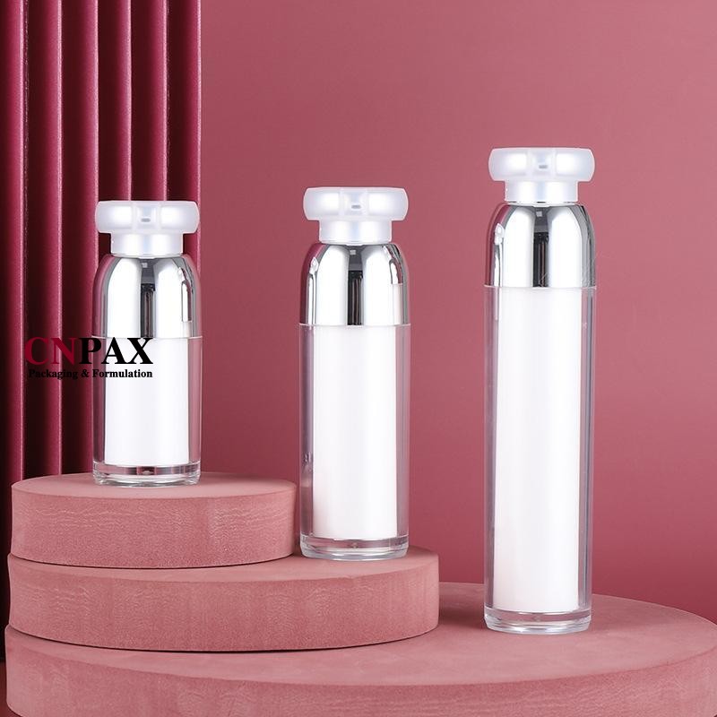 round airless bottles vacuum bottles