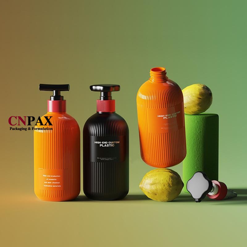Creative Packaging Design 500 ml 16 oz Refillable Hotel Shampoo Packaging Bottles
