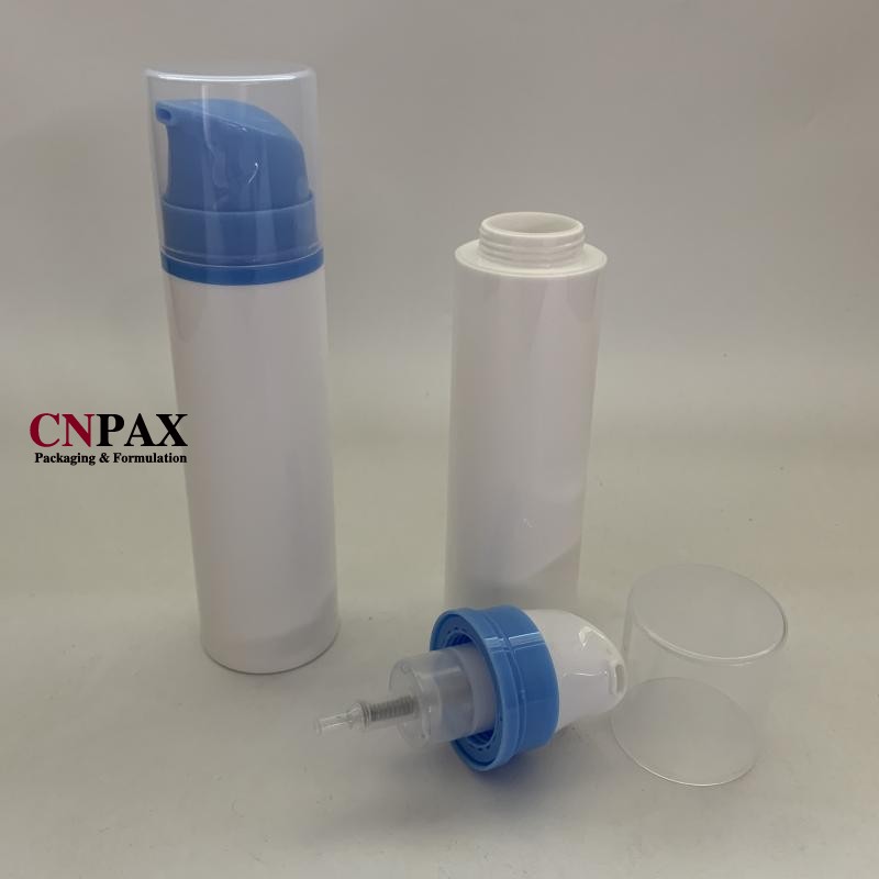 CNPAX PACKAGING 100ml 3.3oz Airless Form Pump Dispenser Bottles Cleanser Bubble Foam Bottles