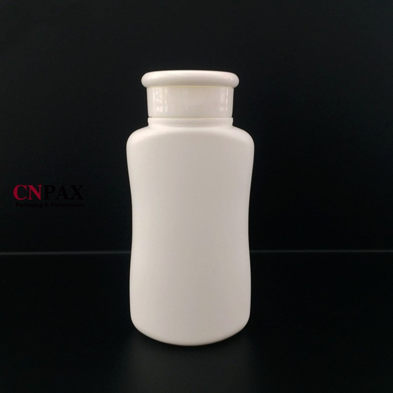 plastic powder bottle with sifter cap