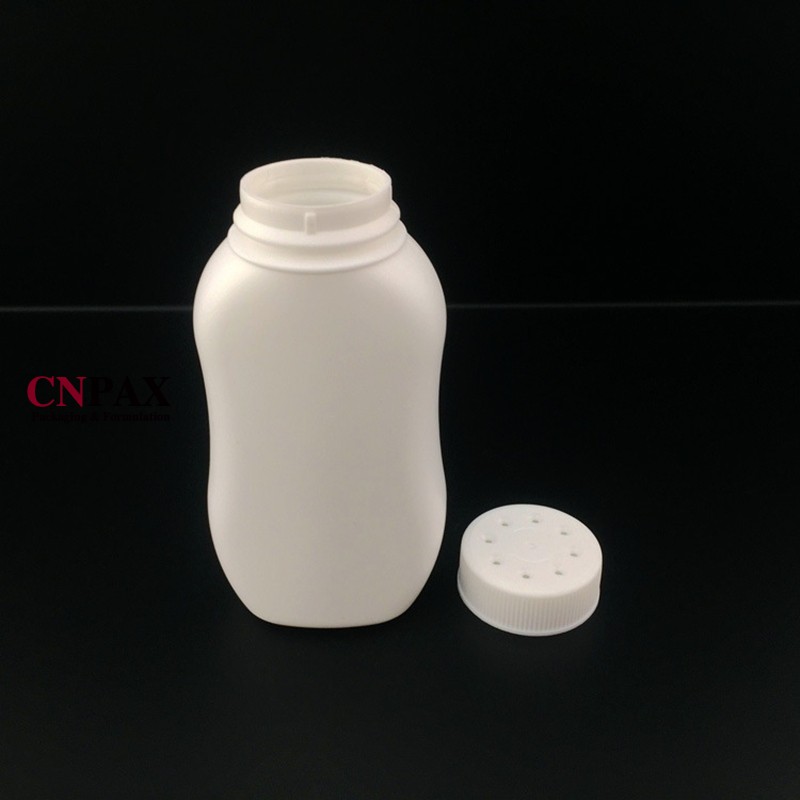 plastic powder bottle with sifter cap