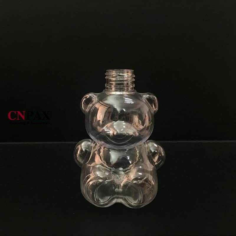 200ml 6.7oz bear shaped plastic bottles