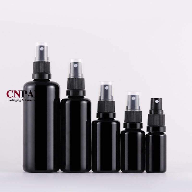 black glass mist spray bottles glass perfume bottles