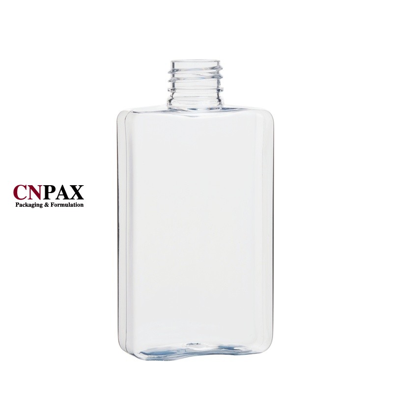 100ml flat square oblong plastic bottles